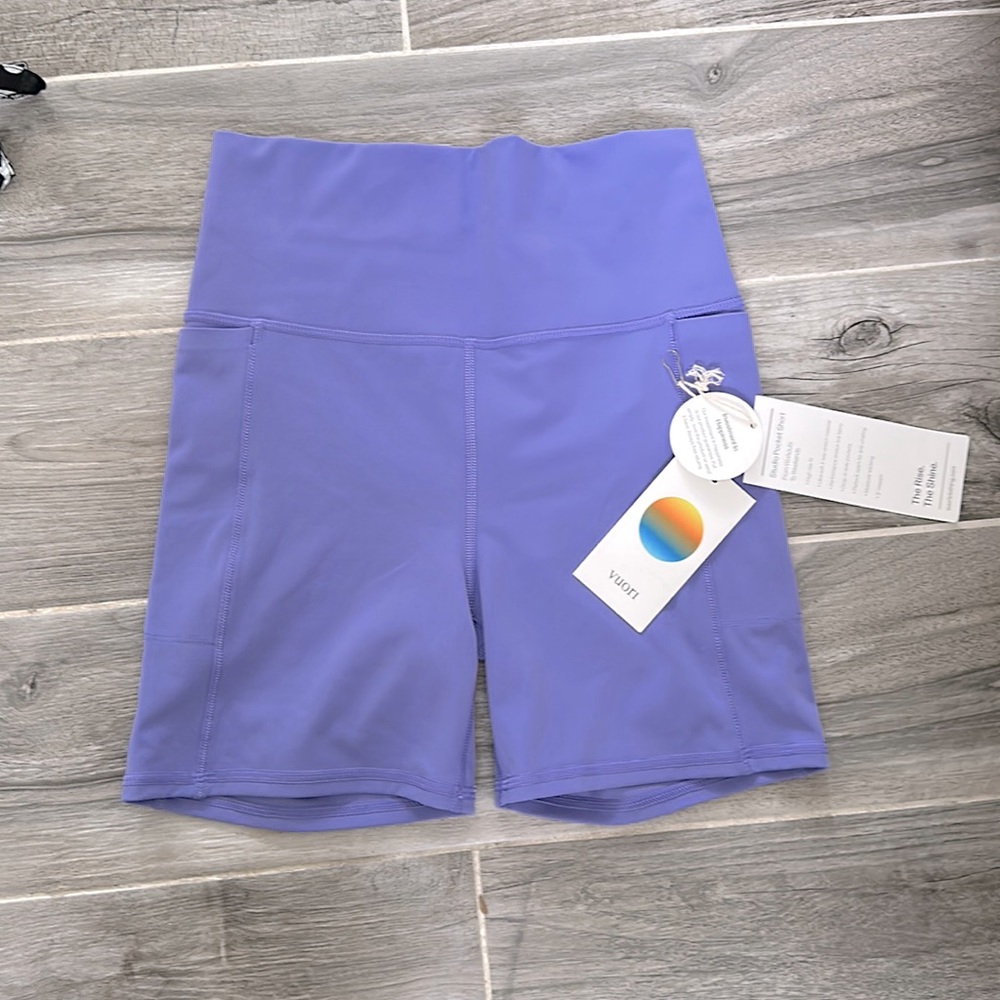Vuori Purple Women's Bike Shorts